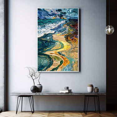 Ocean Abstract Acrylic Painting
